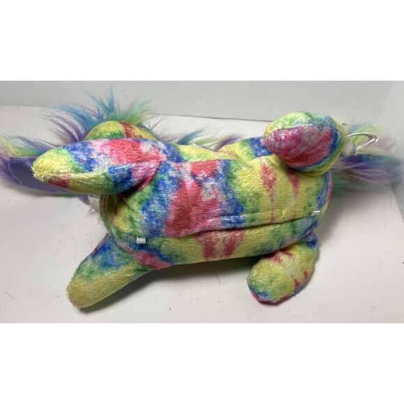 Puppy Surprise Tie Dyed Rainbow Dog Plastic Face 2016 Purple Nose - Picture 5 of 6